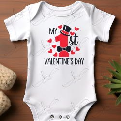 1st Valentine's Day Tophat - Baby