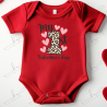 1st Valentine's Day Leopard Print - Baby