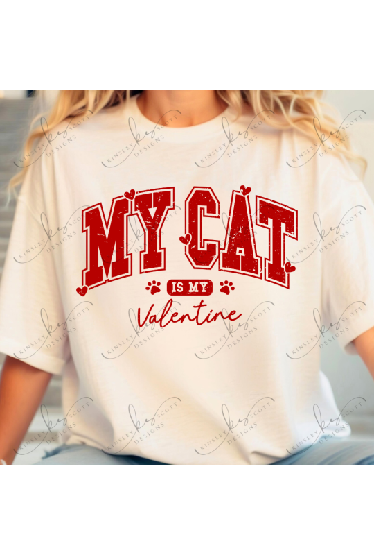 My Cat Is My Valentine - Adult