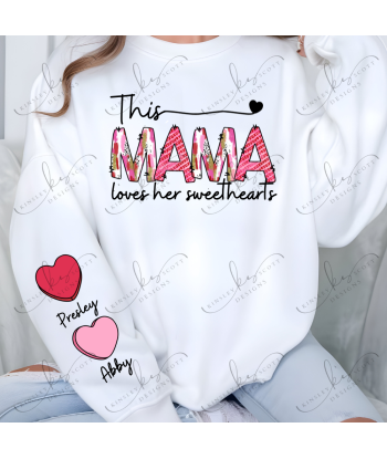 Mama Loves Her Sweethearts Sleeve - Adult