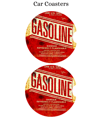 Vintage Gas Can - Car Coaster