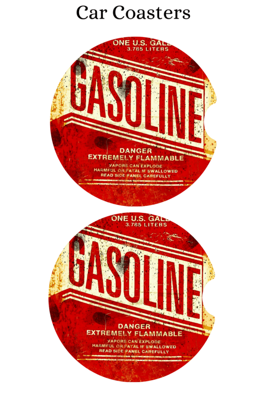 Vintage Gas Can - Car Coaster