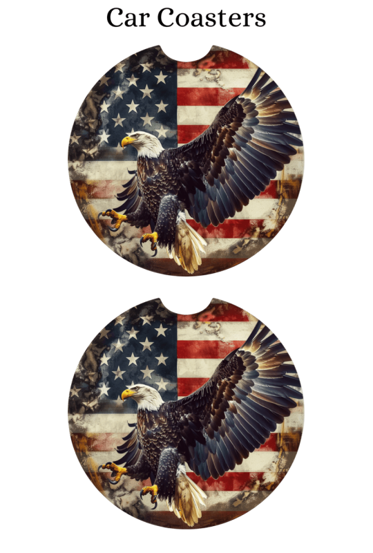 American Eagle Usa 1 - Car Coaster