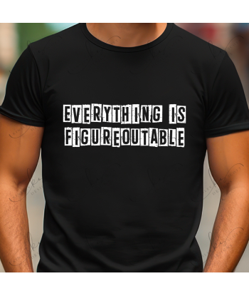 Everything Is Figureoutable White Squares - Adult