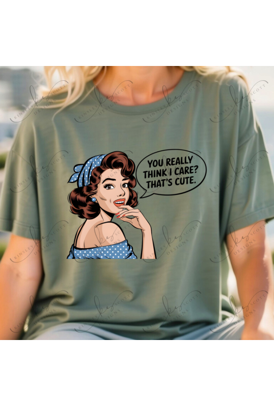 You Think I Care Vintage Housewife - Adult