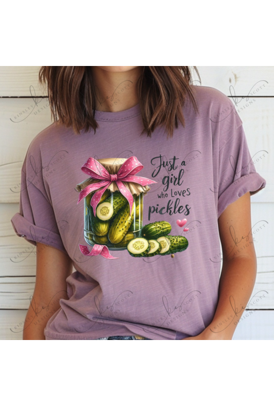 Coquette Just A Girl Who Loves Pickles - Adult