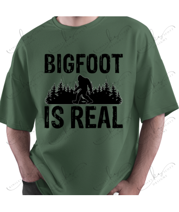 Bigfoot Is Real Black - Adult