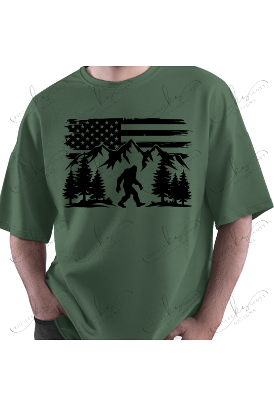 Bigfoot Outdoors Flag - Adult