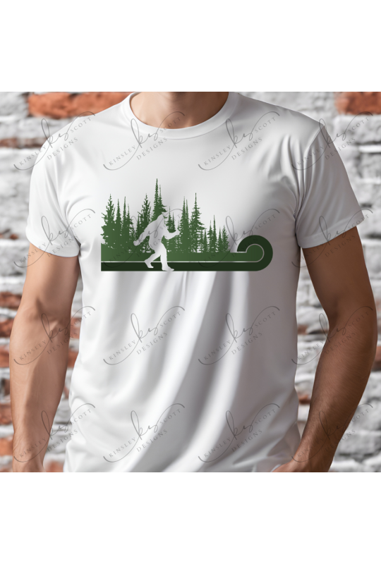 Bigfoot Retro Forest - Adult