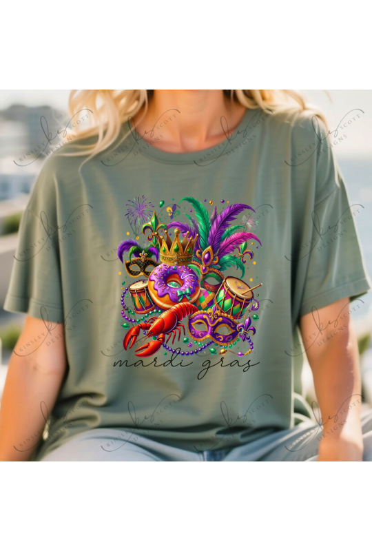 Mardi Gras Collage - Adult Mardi Gras Collage - Adult