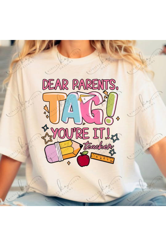 Dear Parents Tag - Adult Dear Parents Tag - Adult