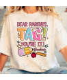 Dear Parents Tag - Adult