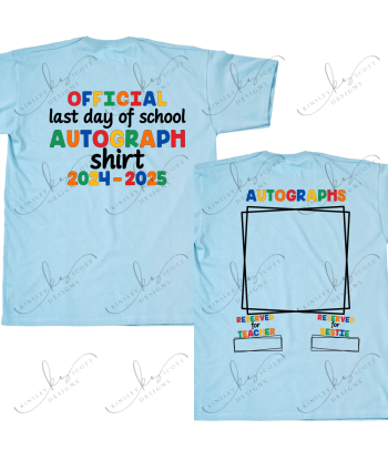 Official Last Day Autographs - Youth