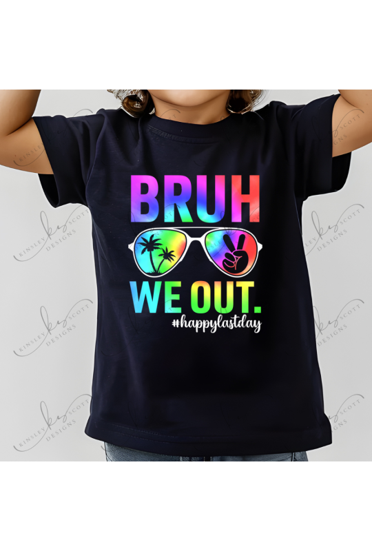 Bruh We Out Tie Dye - Youth Bruh We Out Tie Dye - Youth