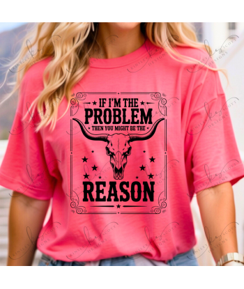 I'm The Problem You're The Reason Black - Adult