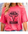 I'm The Problem You're The Reason Black - Adult