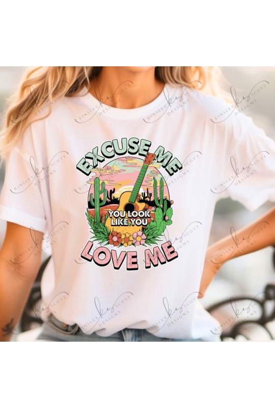 Excuse Me Like You Love Me Western - Adult Excuse Me Like You Love Me Western - Adult