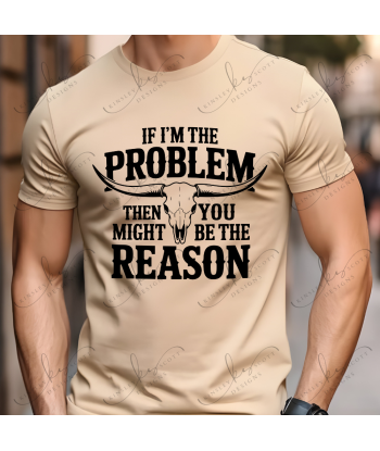 If I'm The Problem Black - Adult