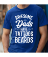 Dads Tattoos Beards - Adult