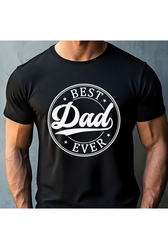 Best Dad Ever Round - Adult Best Dad Ever Round - Adult
