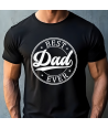 Best Dad Ever Round - Adult