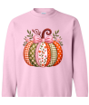 Fall Floral Pumpkin - Adult