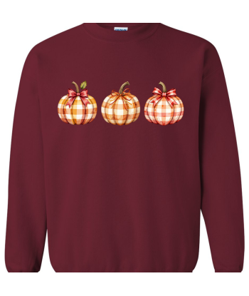Gingham Pumpkins - Adult