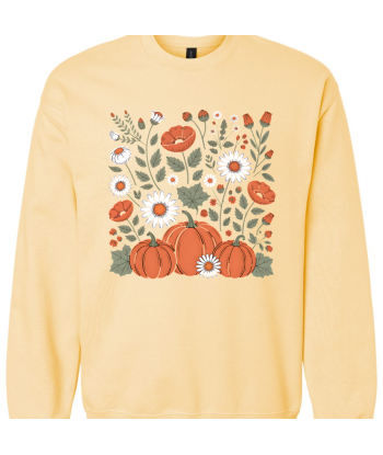 Floral Pumpkin - Adult