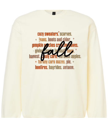 Cozy Fall Words - Adult