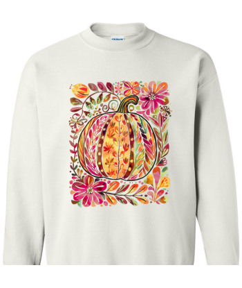 Painted Pumpkin Floral - Adult