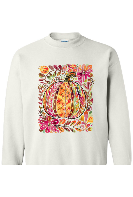 Painted Pumpkin Floral - Adult Painted Pumpkin Floral - Adult