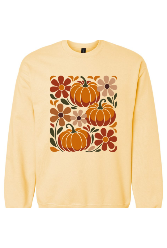 Pumpkins Floral Boho - Adult Pumpkins Floral Boho - Adult