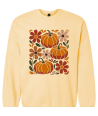 Pumpkins Floral Boho - Adult