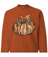Glitter Pumpkin Brushstroke - Adult
