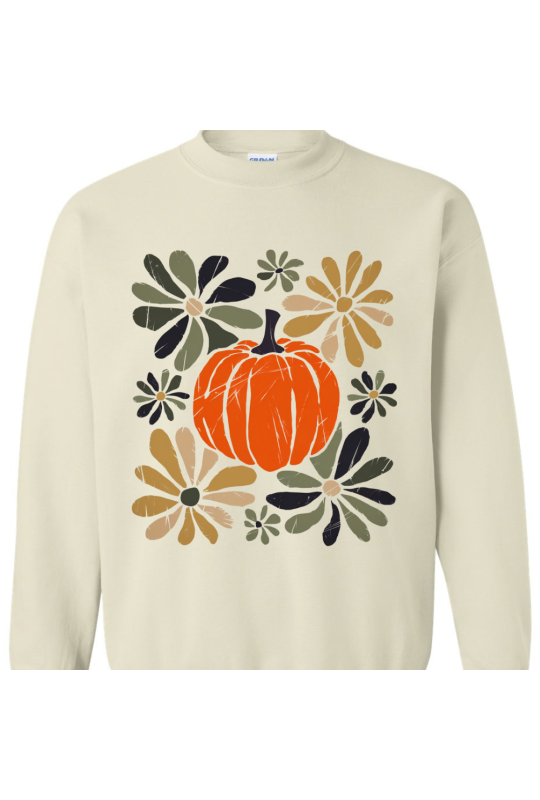 Floral Pumpkin Grunge - Adult Floral Pumpkin Grunge - Adult