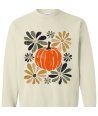 Floral Pumpkin Grunge - Adult