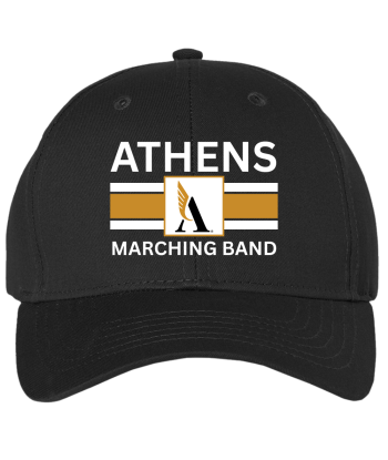 Athens Marching Band Hat - Academic White
