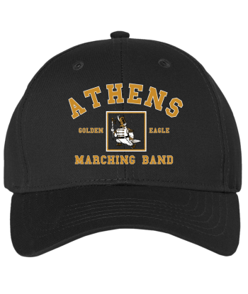 Athens Marching Band Hat - Gold and Black Eagle
