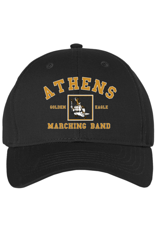Athens Marching Band Hat - Gold and Black Eagle