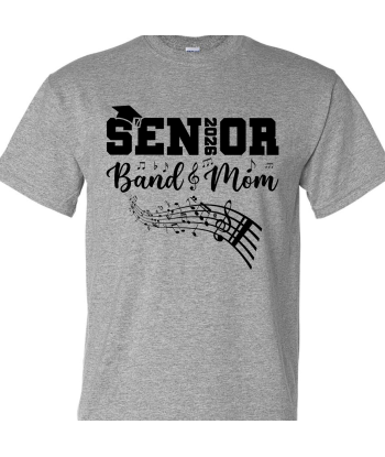 Senior Band Mom Music Black - Adult