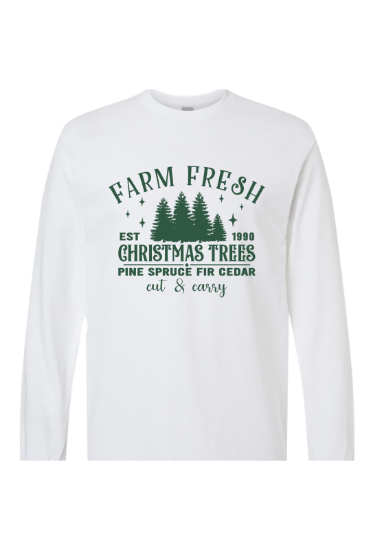 Farm Fresh Christmas Trees Green - Adult