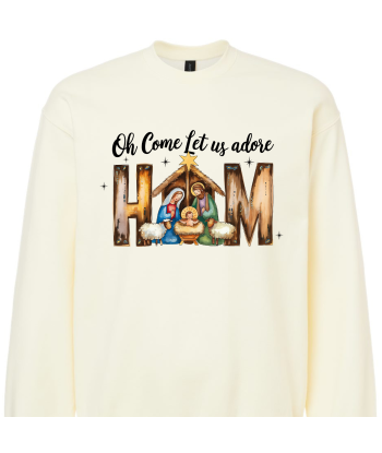 Come Let Us Adore Brushstroke - Adult