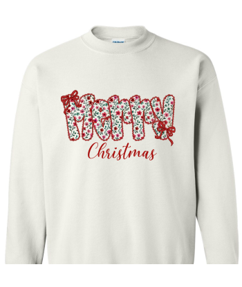 Merry Christmas Lace Floral - Adult