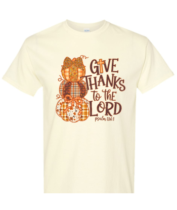 Patchwork Give Thanks Psalm 136 - Adult
