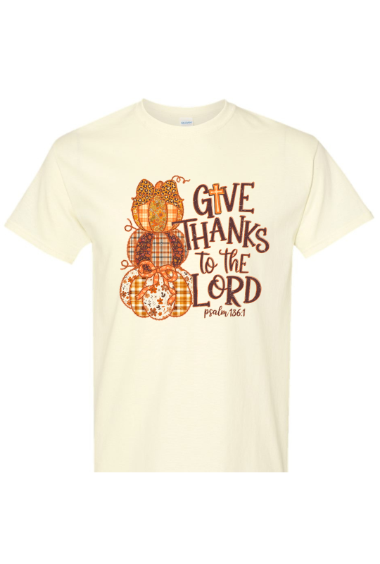 Patchwork Give Thanks Psalm 136 - Adult