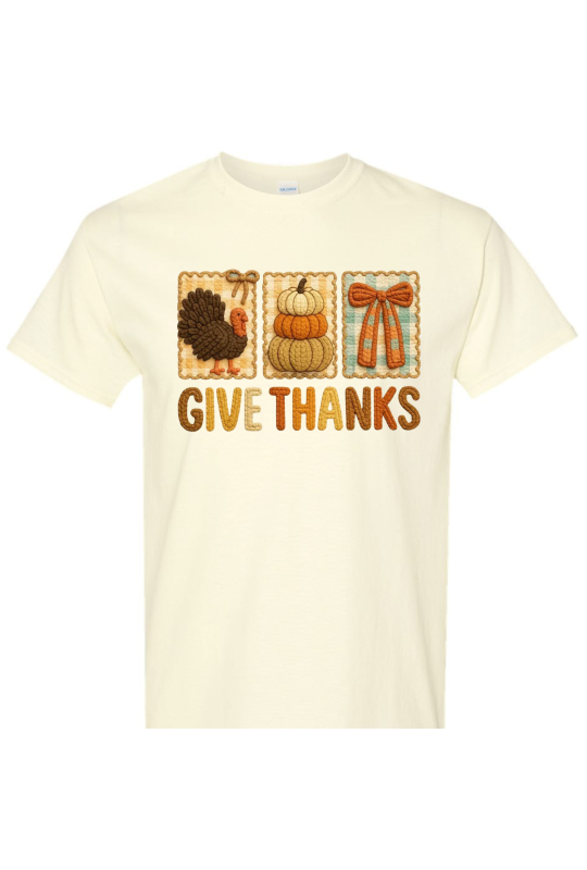 Give Thanks Faux crochet - Adult