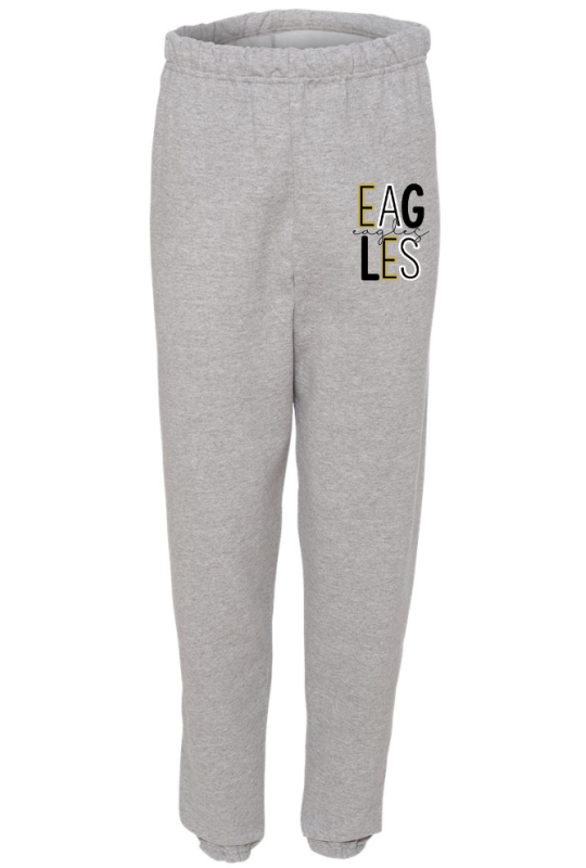 Eagles Doodle Black Gold - Adult