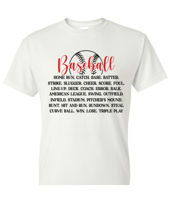 Baseball Phrases - Adult