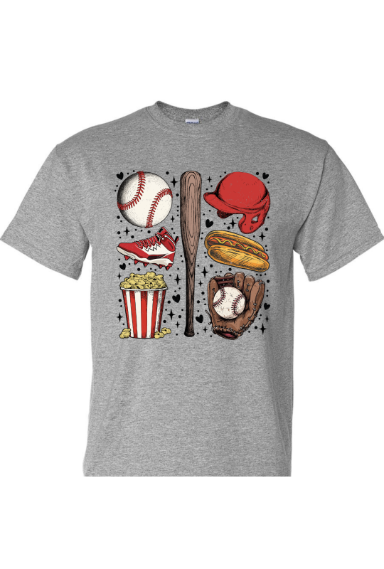 Baseball Handdrawn - Adult