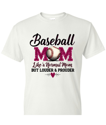 Baseball Mom Loud Proud - Adult